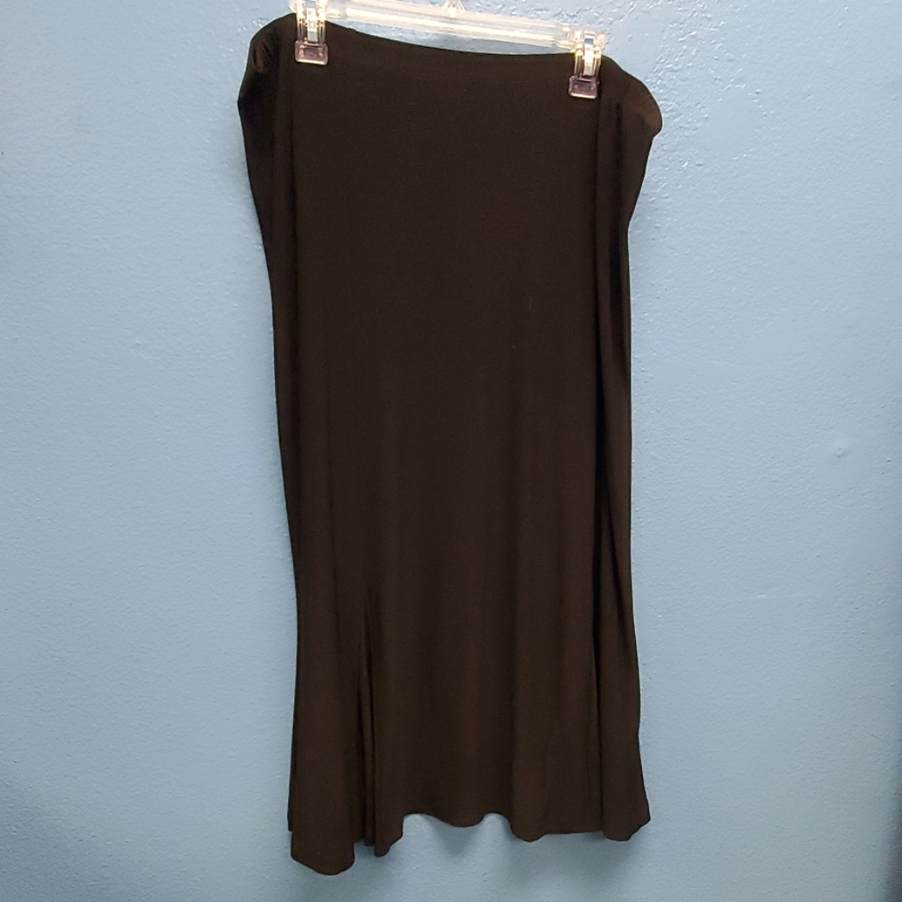 Sag Harbor black stretchy skirt size L